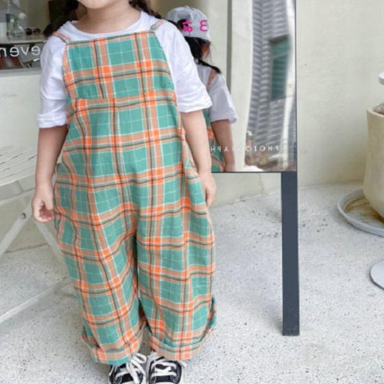 Mali Plaid Overalls Kït the label