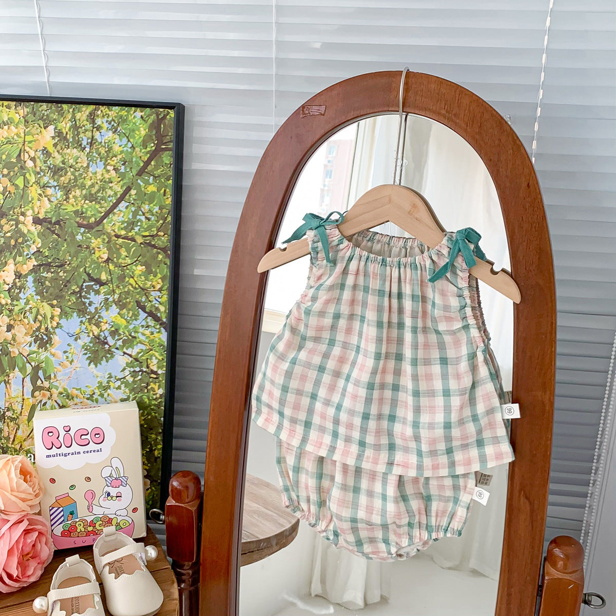 Clementine Plaid Set Kït the label