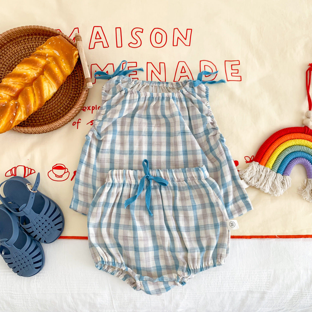 Clementine Plaid Set Kït the label