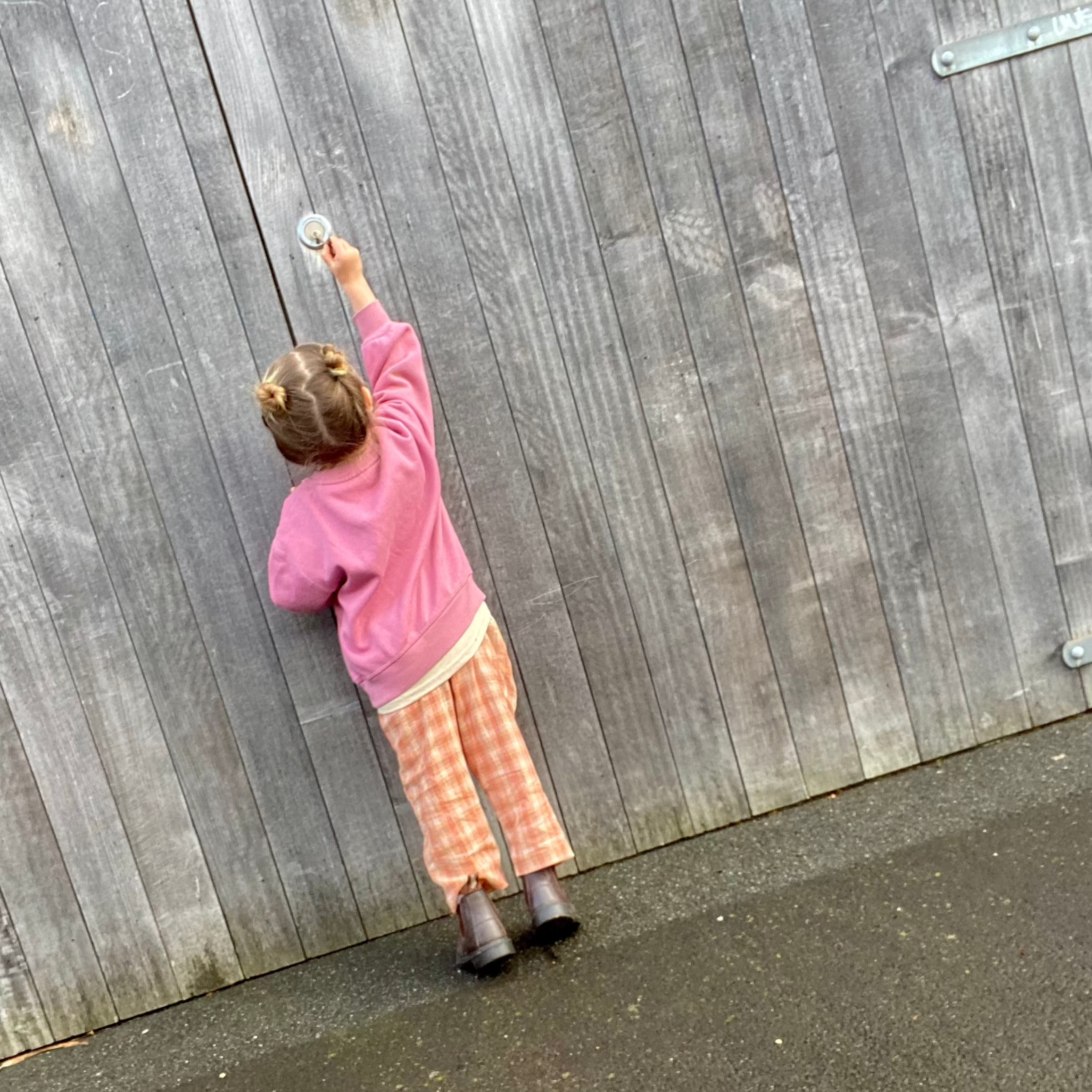 Luna Plaid Pants Kït the label