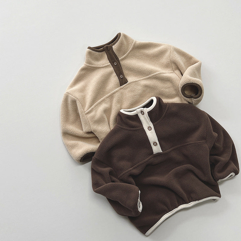 Theo Fleece Pullover Kït the label