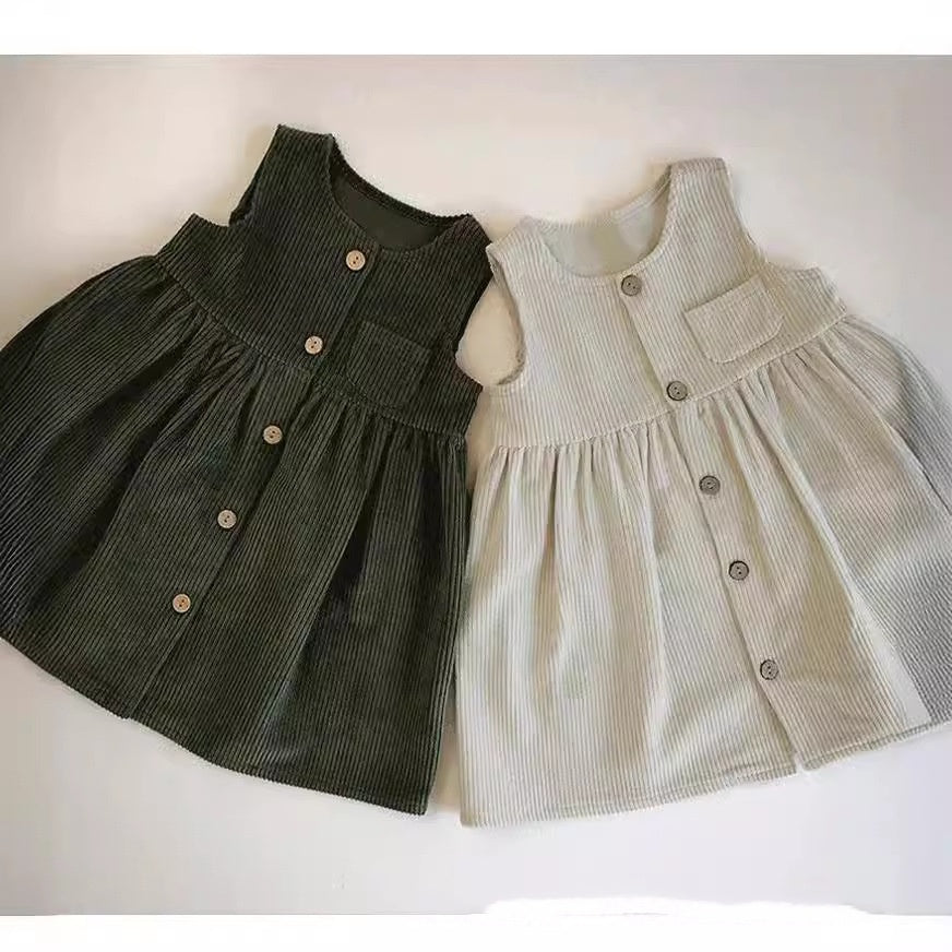 Audrey Corduroy Dress Kït the label