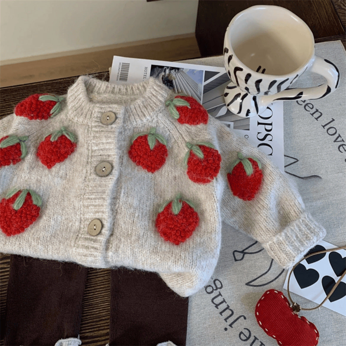 Strawberry Shortcake Cardigan Kït the label