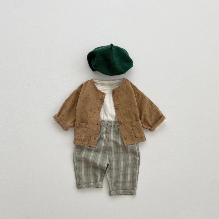 Luna Plaid Pants Kït the label