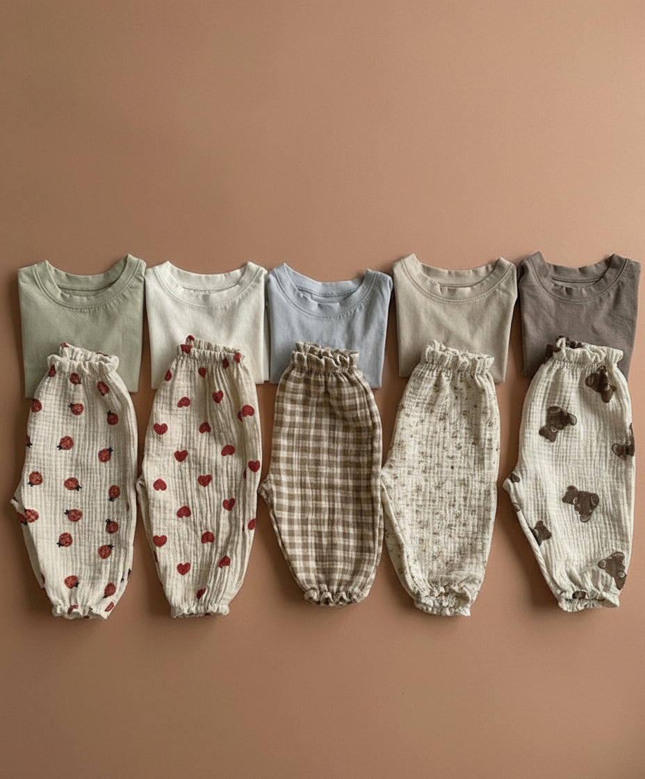 Quincy Muslin Pant null