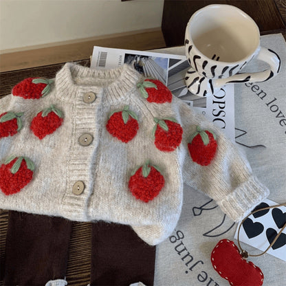 Strawberry Shortcake Cardigan Kït the label